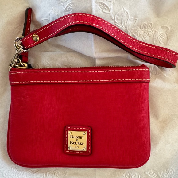 Dooney & Bourke Red Wristlet - Picture 3 of 5